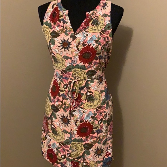 LOFT summer floral shift dress - petite - Picture 2 of 6
